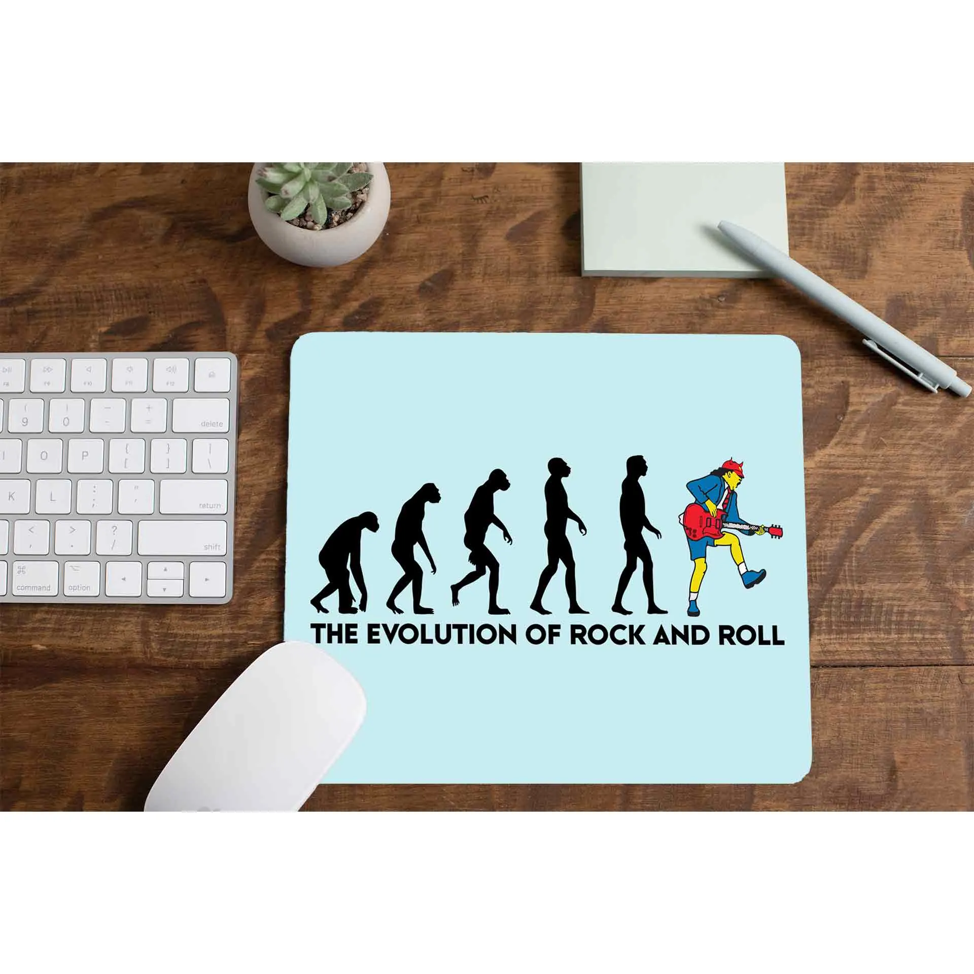 Mousepad - The Evolution Of Rock And Roll