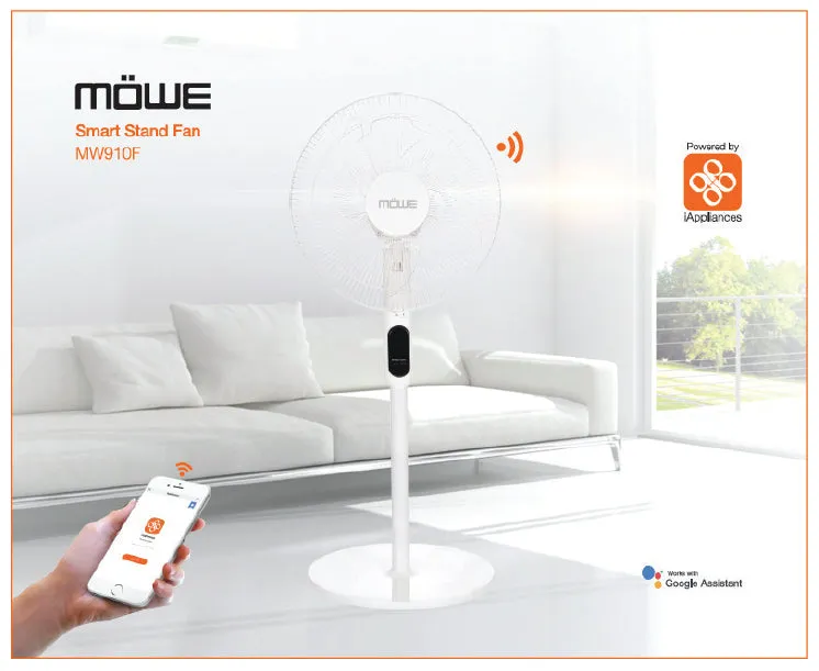 Mowe 16‚Ä≥ Stand Fan with Remote / Wi-Fi