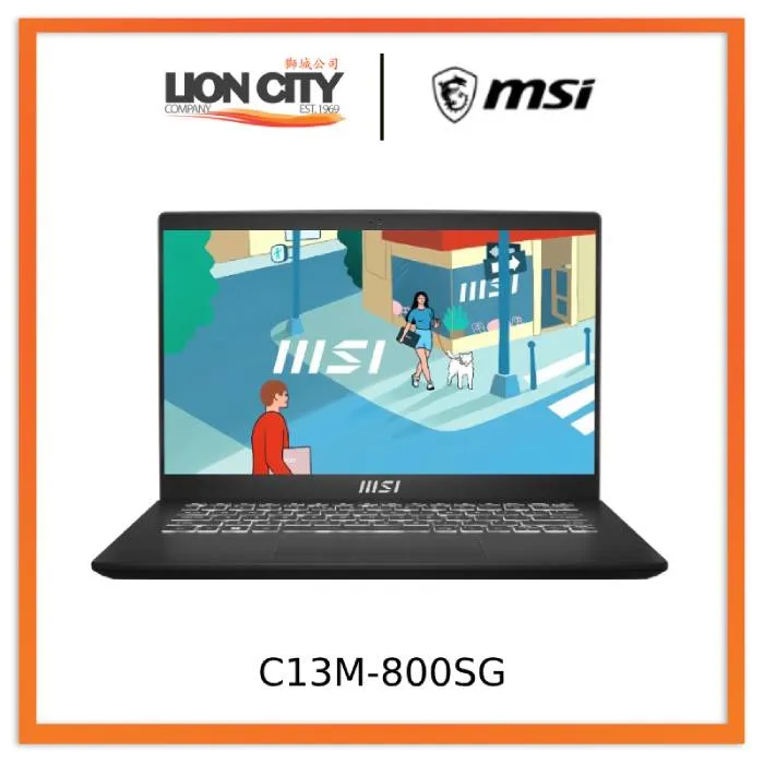 MSI Modern 14 C13M-800SG Laptop