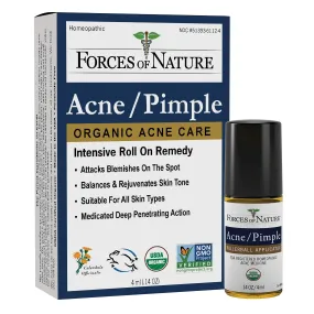 Natural Organic Acne Treatment Rollerball 0.14 Fl Oz