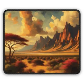 Nature landscape countryside high cliffs and tree Gaming Mouse Pad