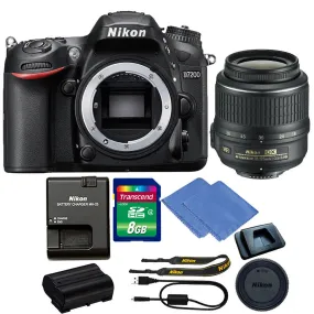 Nikon D7200 24.2MP DSLR Camera with 18-55mm Lens and Accessories