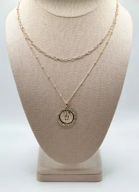 Olivia Coin Necklace(18K Gold Filled)