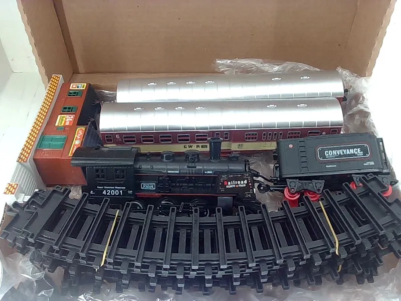 Orbisify Multicolor Train Set Steam Locomotive Toy