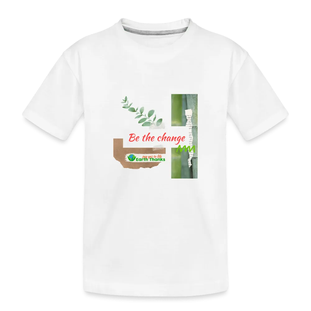 Organic Cotton Toddler Premium Organic T-Shirt with Customizable Design - Handmade with 100% Organic Cotton