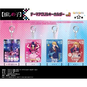 Oshinoko Theme Acrylic Keychain Vol.1 (Teaser Visual / Ai / Aqua / Ruby) 我推的孩子 鎖匙扣  掛飾 吊飾 星野愛 阿庫亞 愛久愛海 露比 瑠美衣