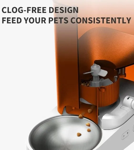 PETKIT FRESH ELEMENT SOLO 3.0L Smart Pet Feeder (Orange)