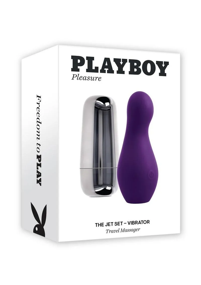 Playboy The Jet Set Vibrator Rechargeable Silicone Clitoral Stimulator