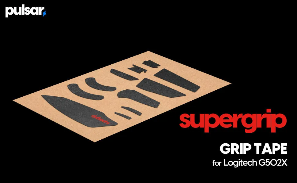 Pulsar Supergrip Grip Tape for Logitech G502X / G502X PLUS Wireless