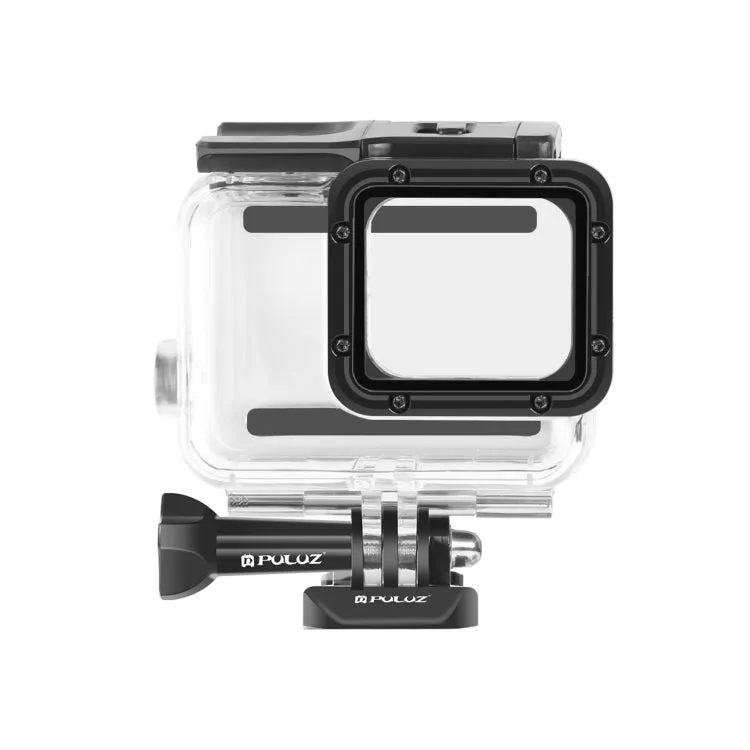 PULUZ for GoPro HERO(2018) / HERO7 Black /6 /5 60m Underwater Waterproof Housing Diving Protective Case with Buckle Basic Mount & Screw