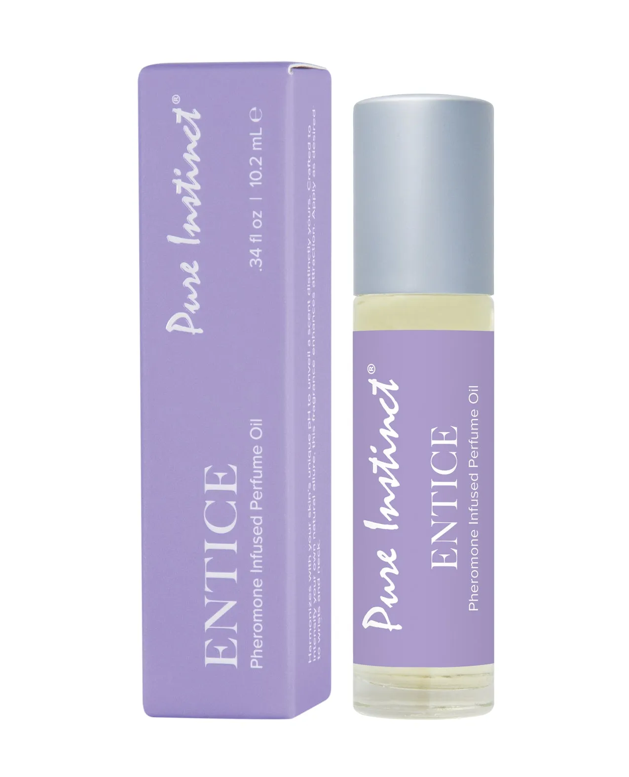 Pure Instinct Pheromone Perfume Oil Roll On Entice - 10.2 ml