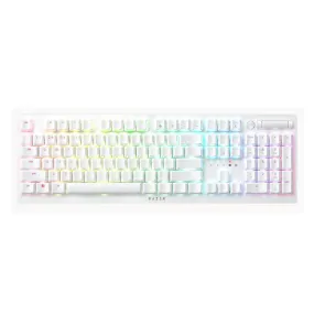 Razer Deathstalker V2 Pro - Wireless Low Profile Optical Gaming Keyboard (Clicky Purple Switch) - White Edition