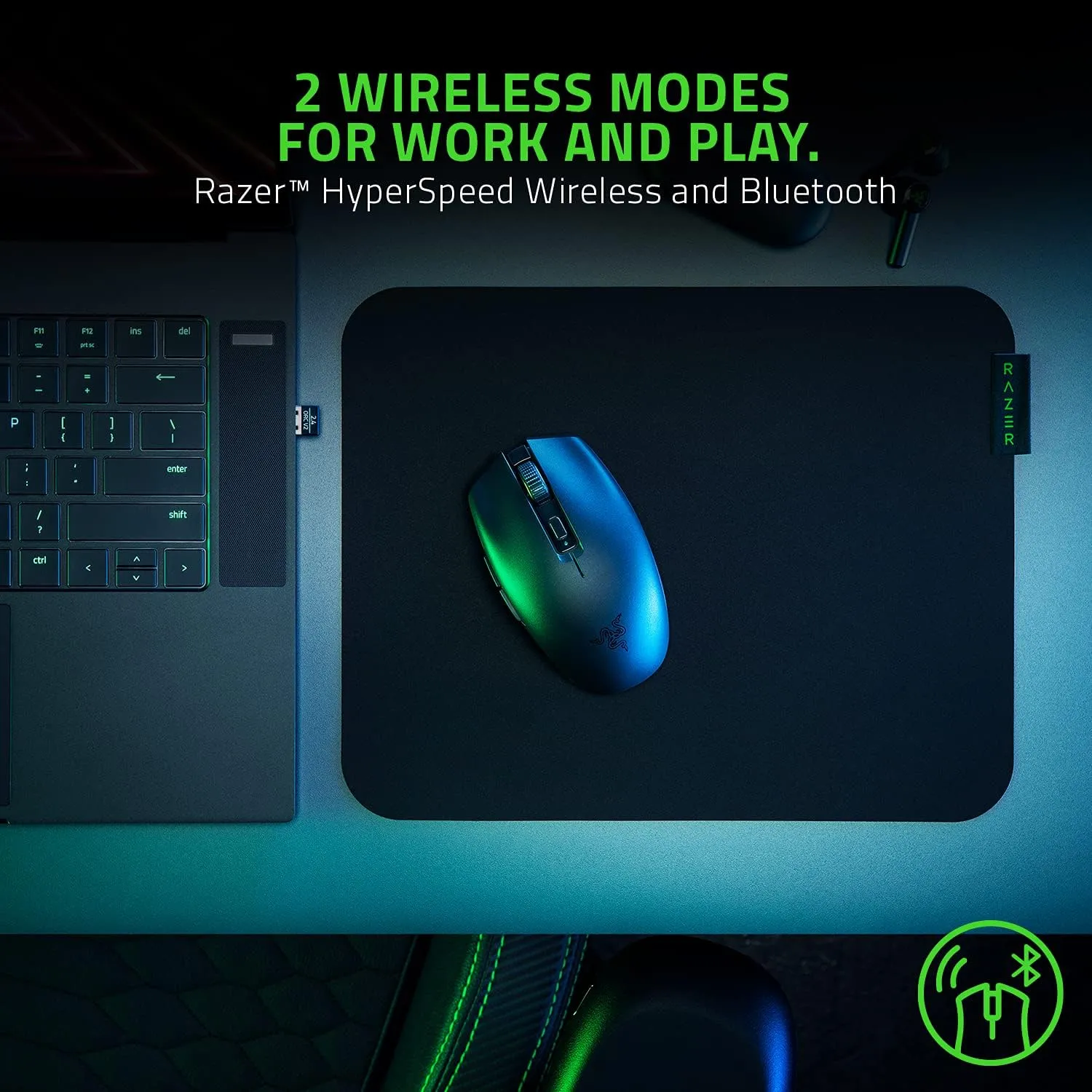 Razer Orochi V2 Mobile Wireless Gaming Mouse  (RZ01-03730100-R3A1)