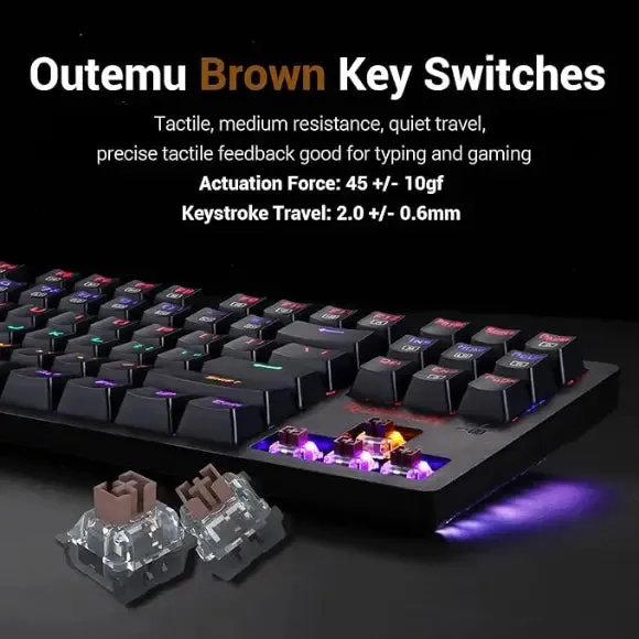 Redragon Knight K598 TKL Wireless Mechanical Keyboard