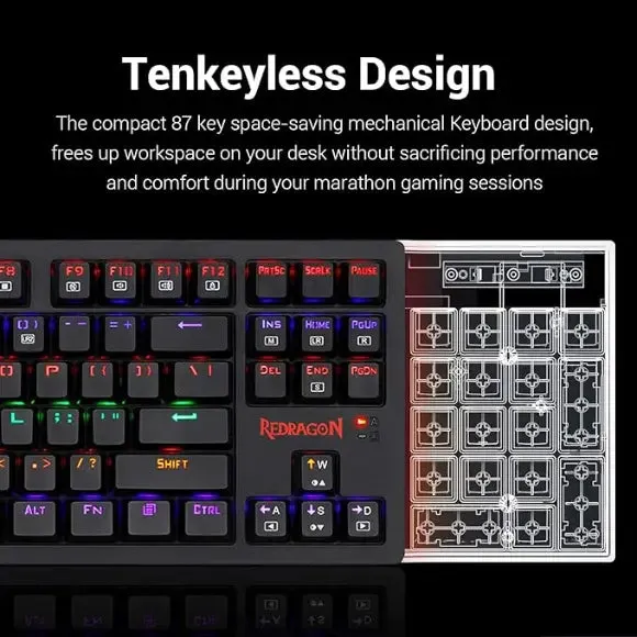 Redragon Knight K598 TKL Wireless Mechanical Keyboard