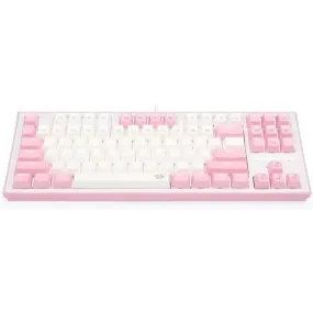 Redragon WIB BES K611 Dual Color Keys Mechanical Gaming Keyboard - White/Pink