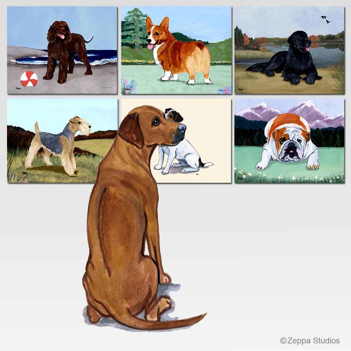 Rhodesian Ridgeback Scenic Mouse Pad