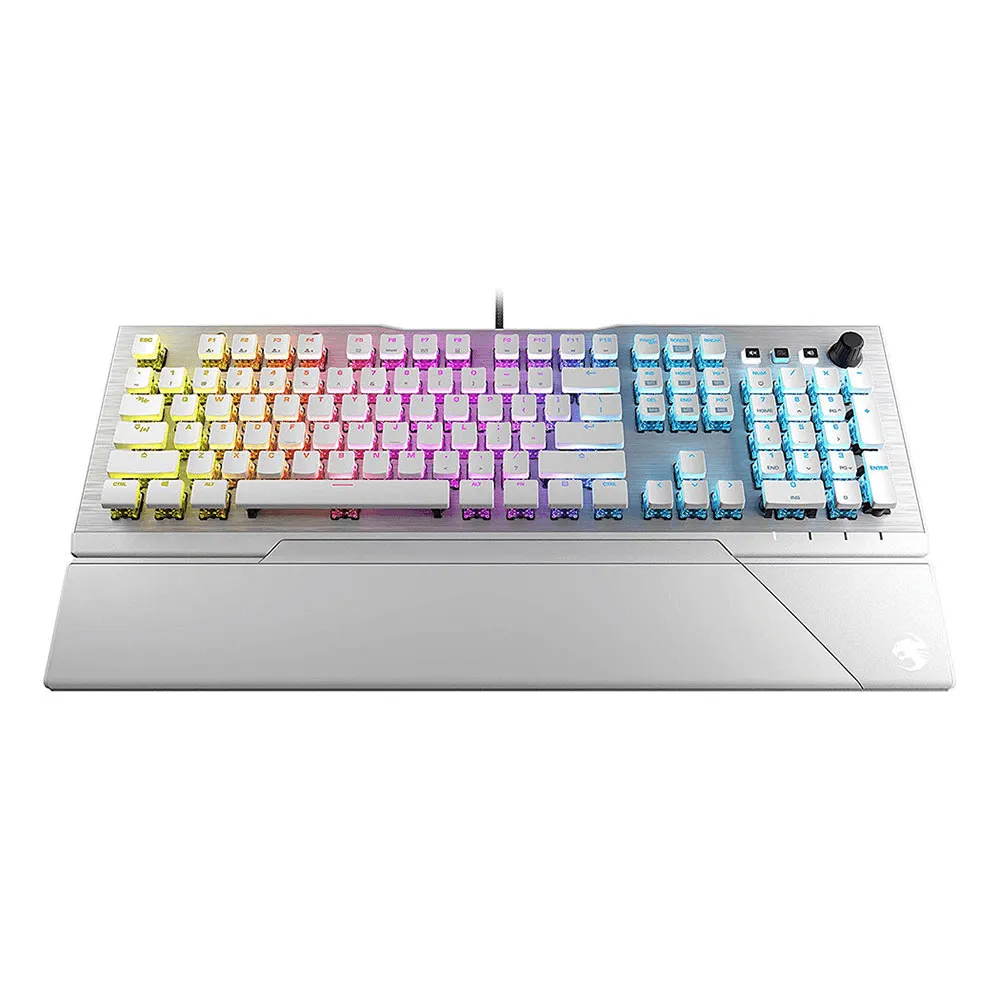 ROCCAT Vulcan 122 Gaming Mechanical Keyboard AIMO Tactile White