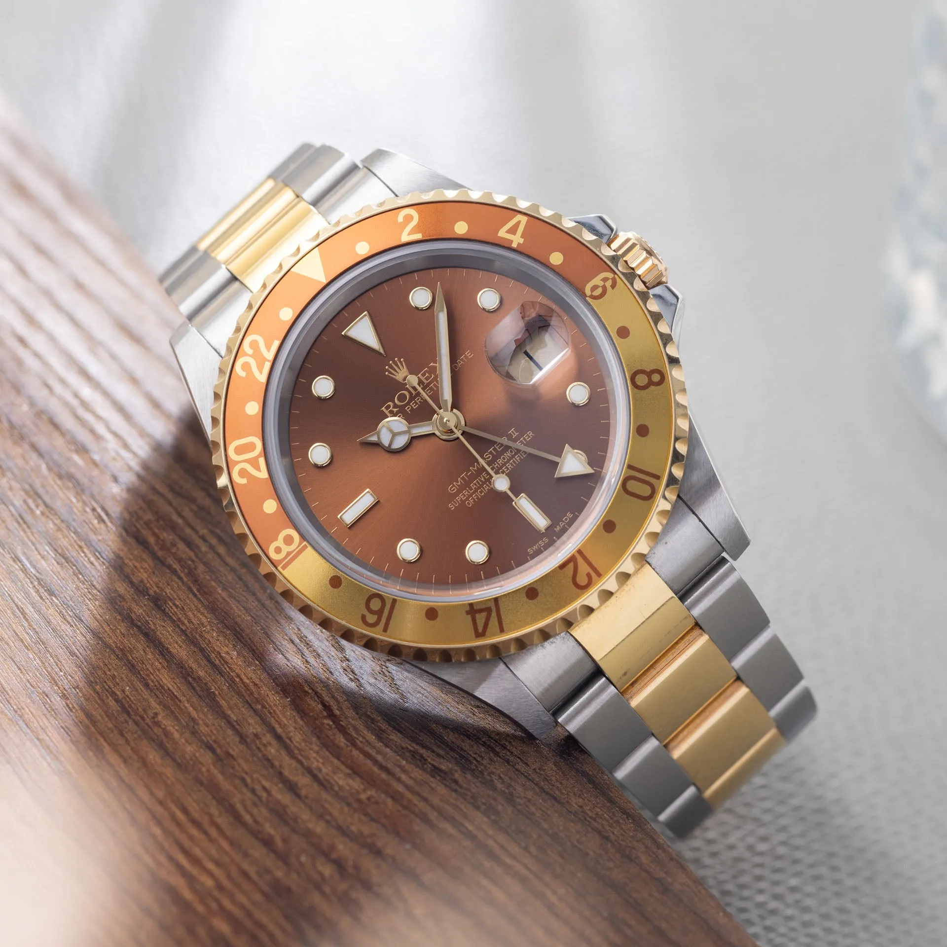 Rolex GMT-Master 2 16713 Brown Dial Root Beer