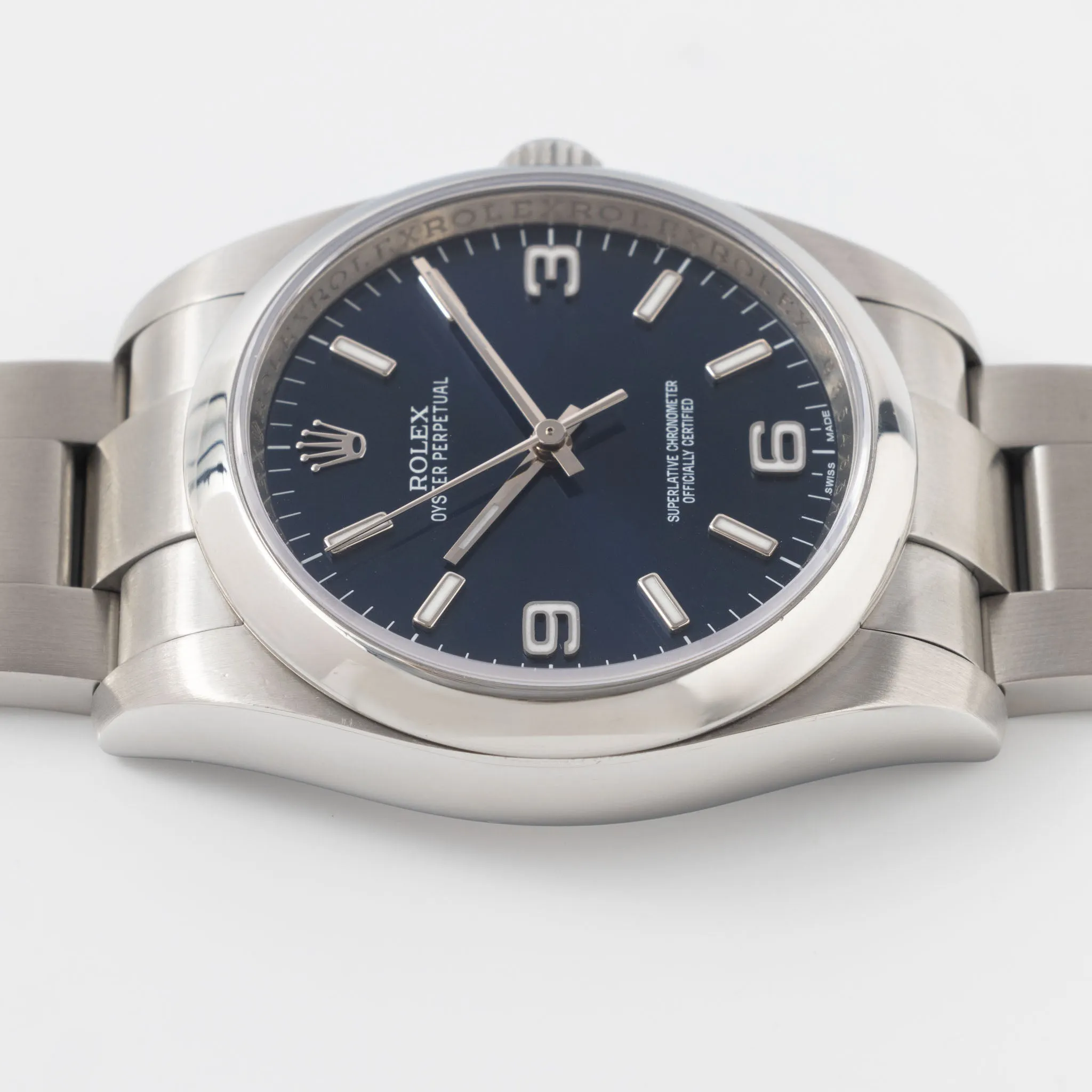 Rolex Oyster Perpetual 36 Blue Explorer Dial Ref. 116000