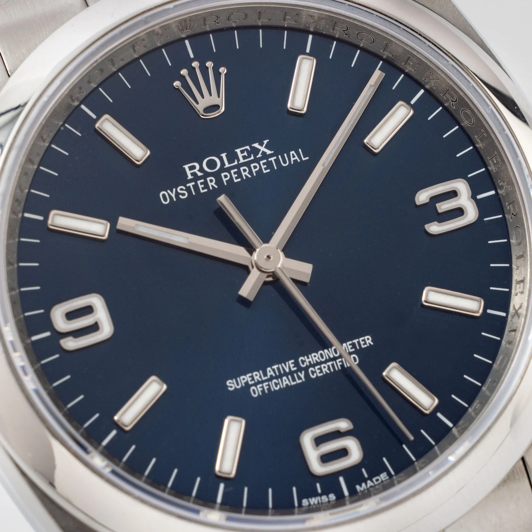 Rolex Oyster Perpetual 36 Blue Explorer Dial Ref. 116000