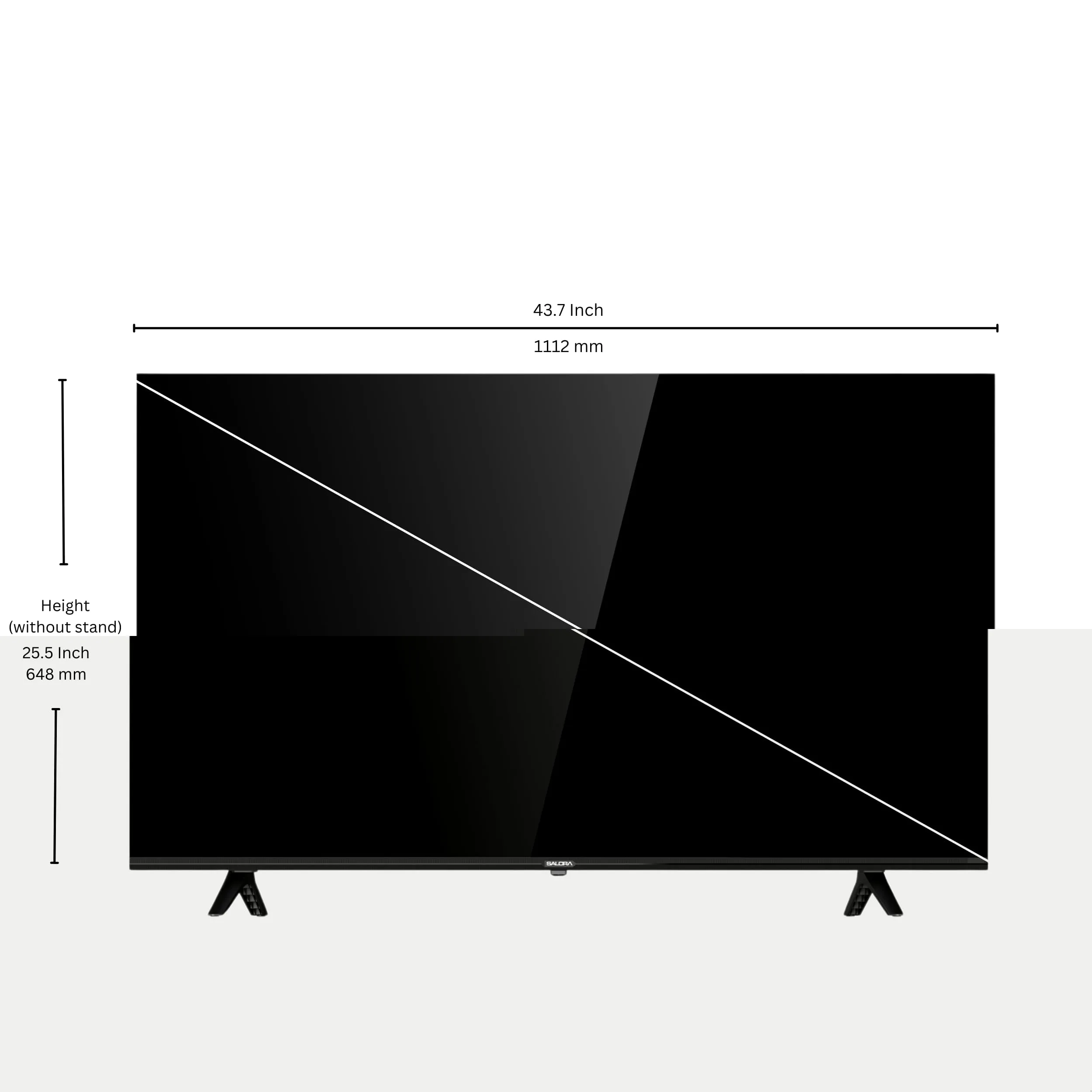 Salora 127 cm (50 inches) QLED 4K Ultra HD Smart Google TV | SLV-3505 GTV (Black) | 4K Display, Powerful 20W Dolby Audio, Google Assistant & Voice Control Remote