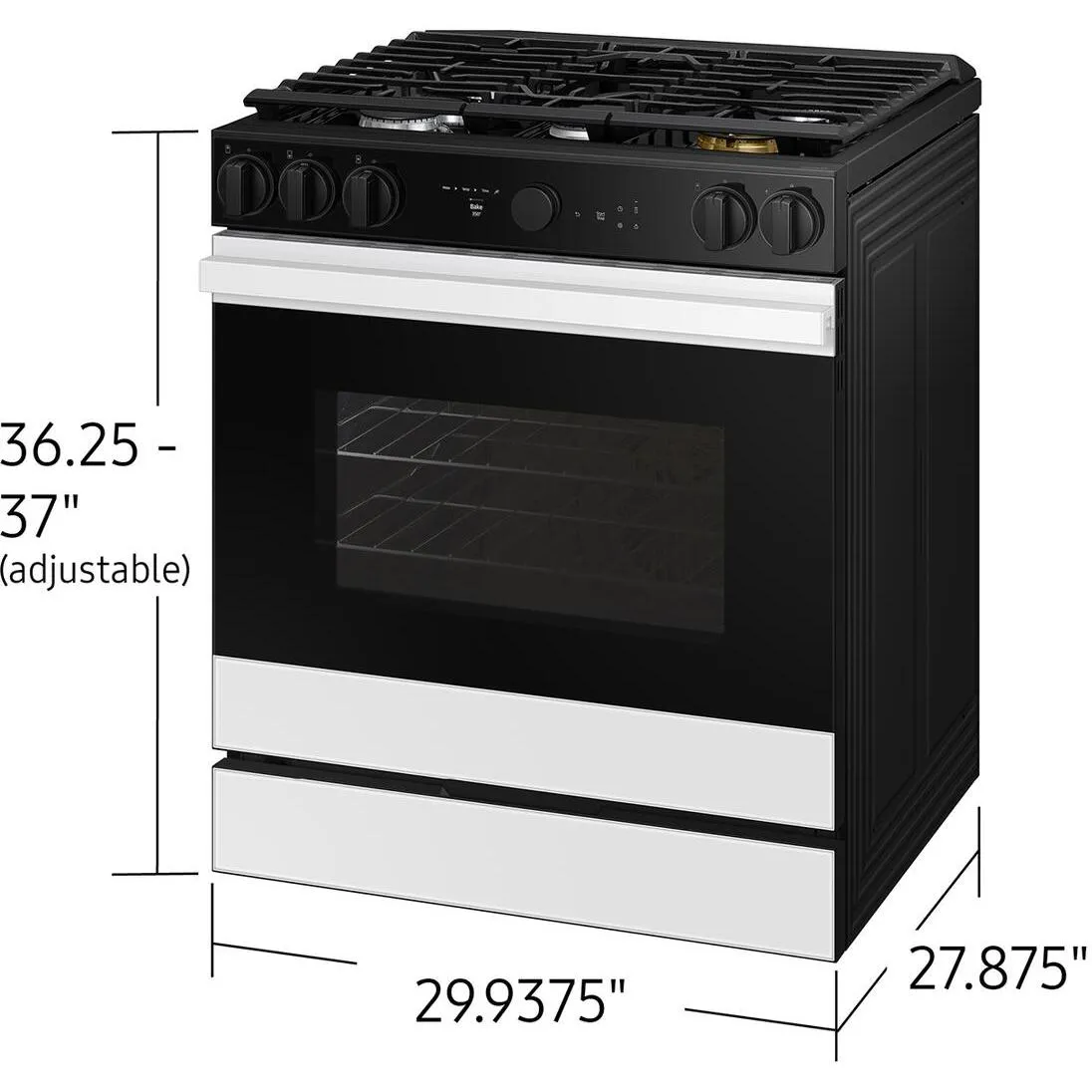 Samsung 6.0 cu. ft. Bespoke Smart Slide-In Gas Range NSG6DB870012/AA