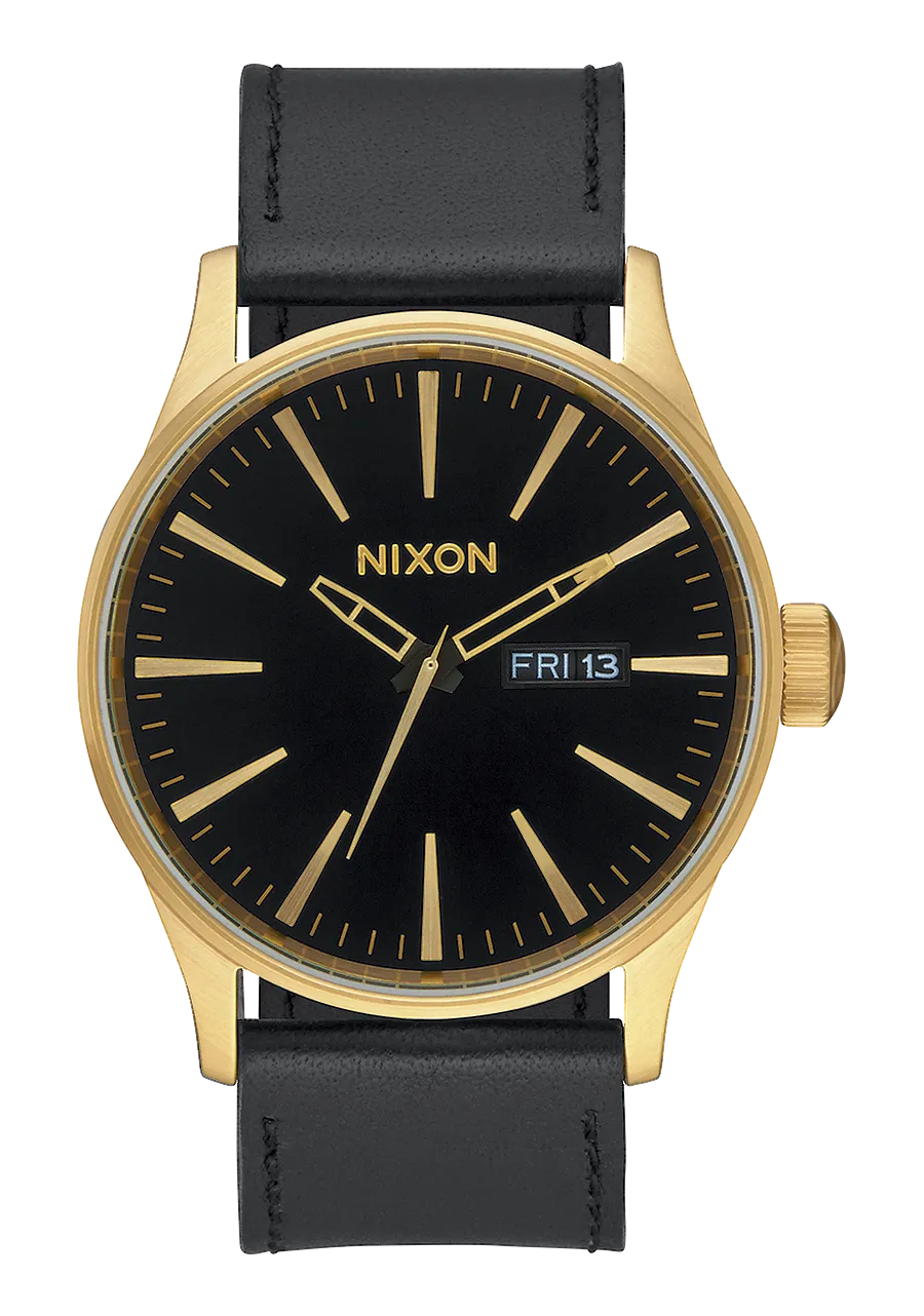 Sentry Leather - Gold / Black