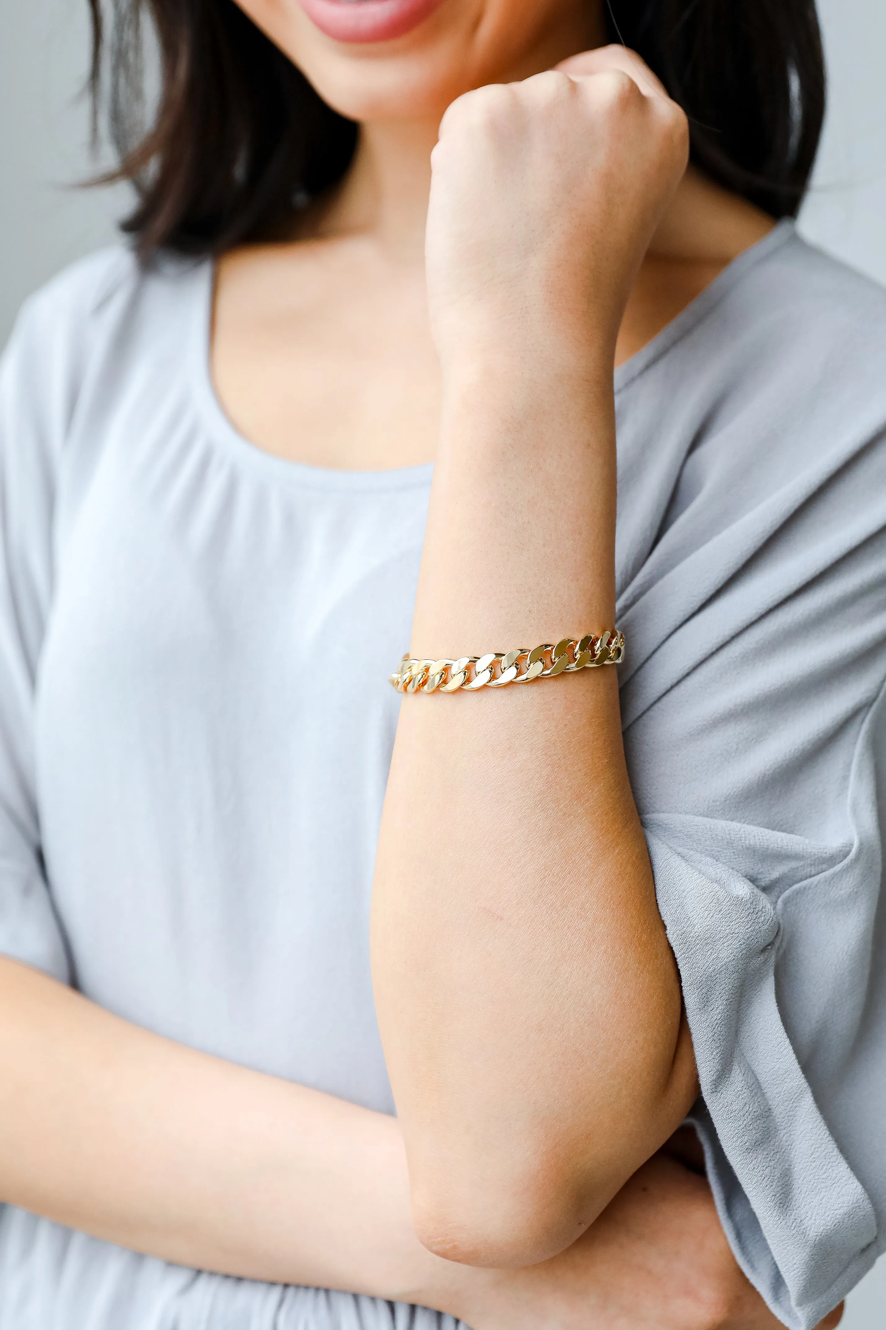 Shelby Gold Chain Bracelet