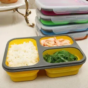 Silicone Collapsible Portable Lunch Box