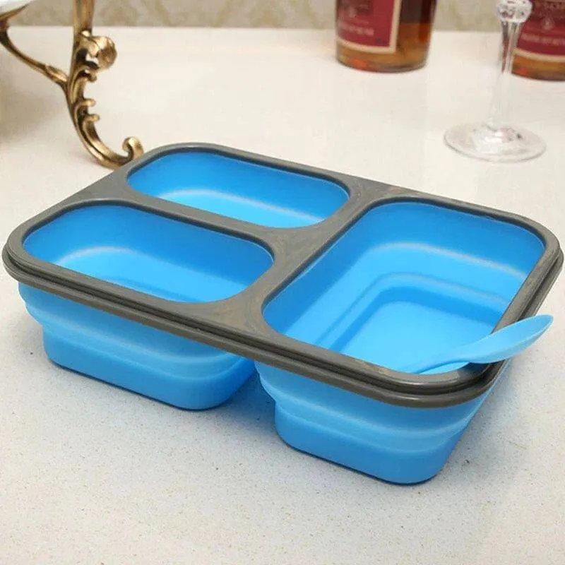 Silicone Collapsible Portable Lunch Box