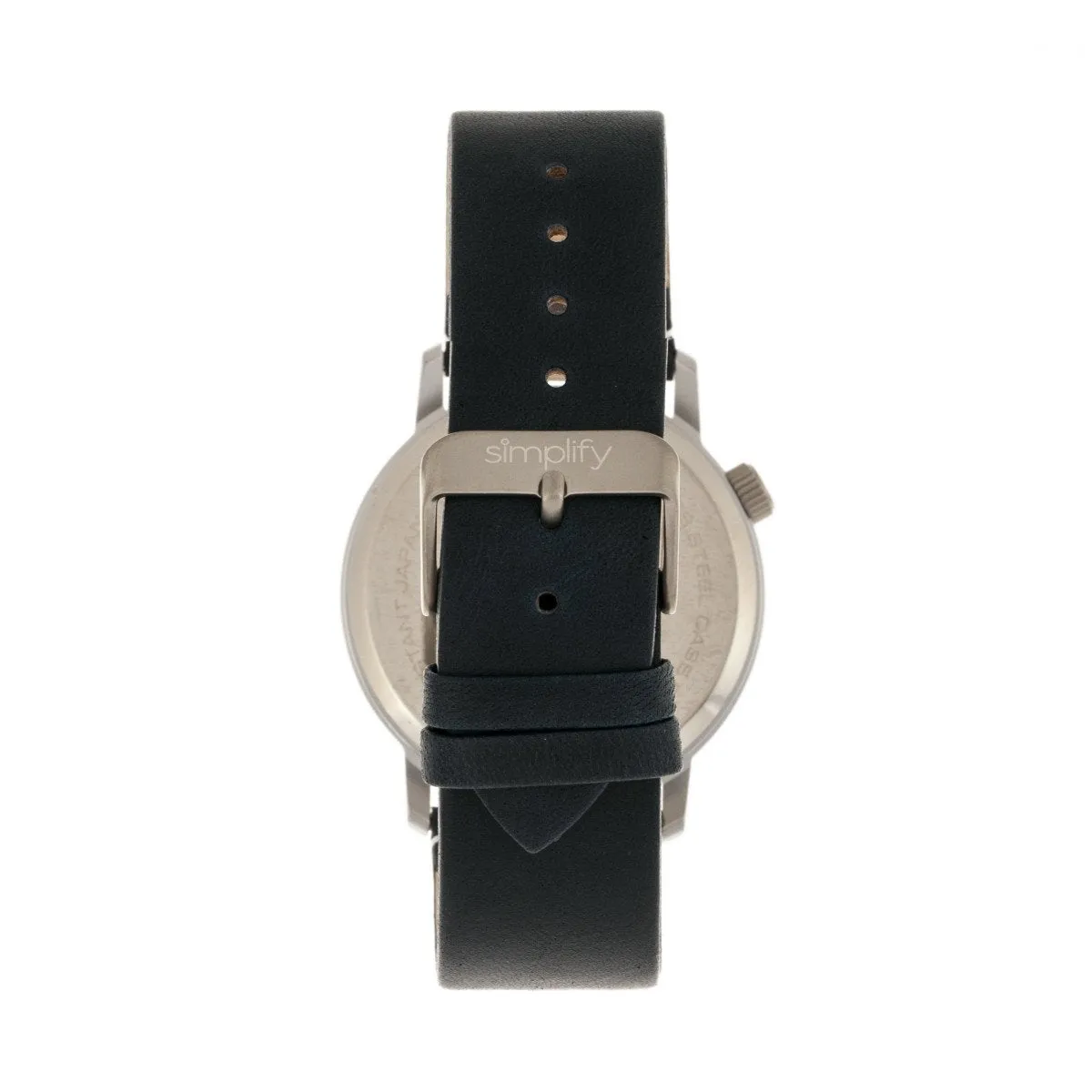 Simplify The 5500 Leather-Band Watch