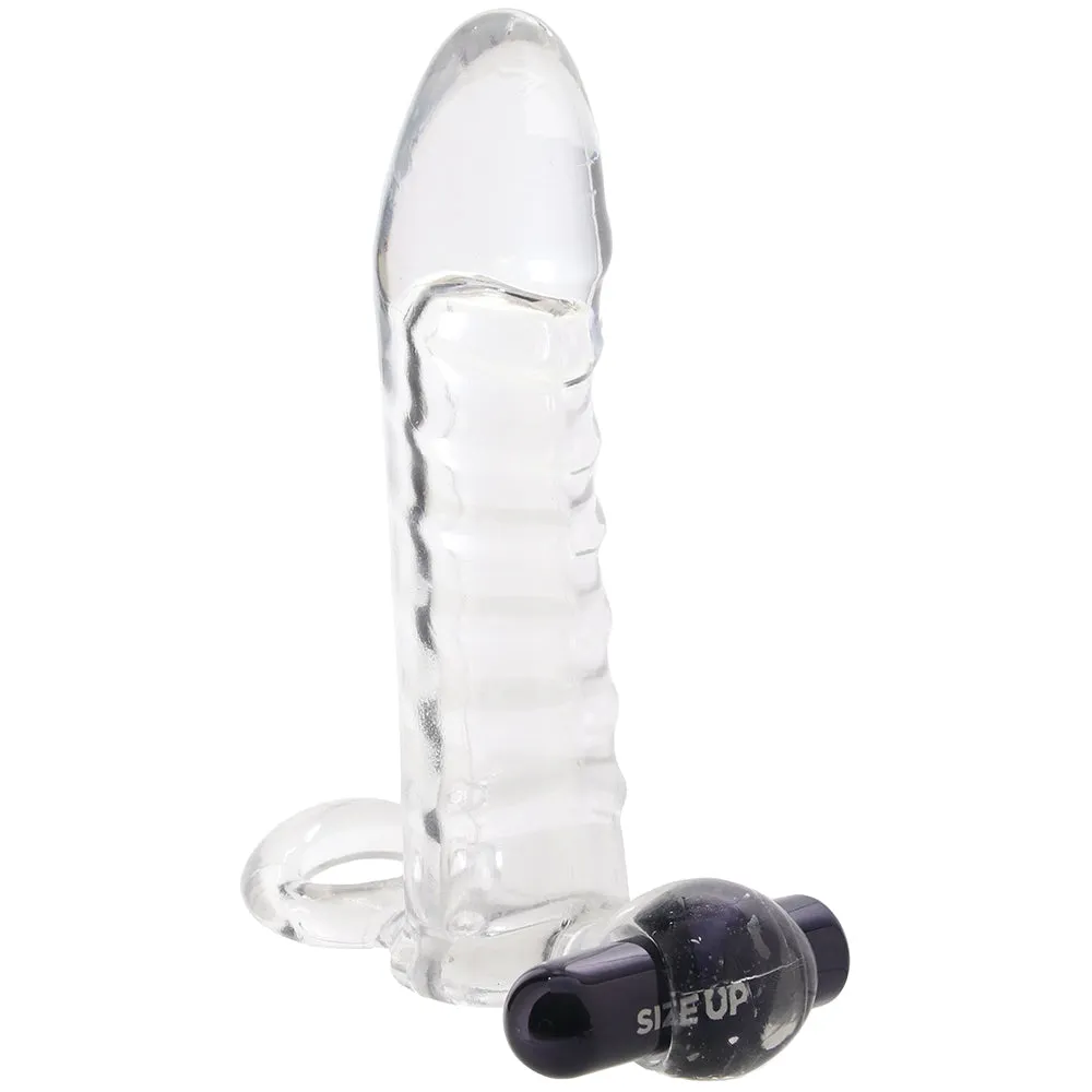 Size Up 2 Inch Vibrating Extender in Clear