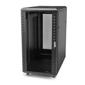 Startech.Com 32U 19" Server Rack Cabinet, Adjustable Depth 6-32 Inch, Lockable 4-Post Network/Data/Av Equipment Rack Enc