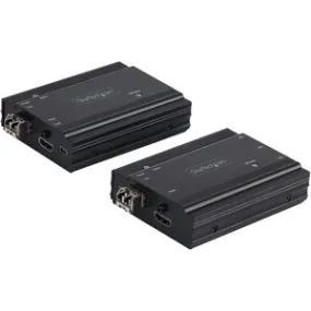 StarTech.com 4K HDMI KVM Extender over Fiber, HDMI Video & USB over Fiber, up to 984ft/300m (MultiMode), 10G MMF SFP  Modules