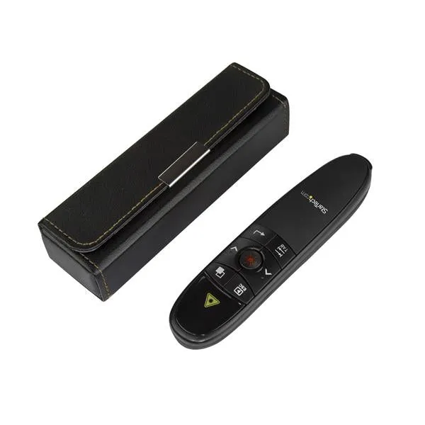 Startech.Com Wireless Presentation Remote With Red Laser Pointer - 90 Ft. - Powerpoint Presentation Clicker For Mac & Wi