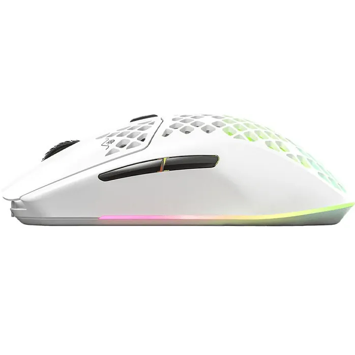 SteelSeries Aerox 3 Gaming Wireless Mouse Optical Lightweight Snow White Edition RGB