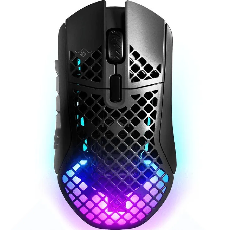 SteelSeries Aerox 9 Gaming Wireless Mouse Ultra Lightweight Black RGB Lights