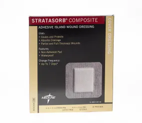 Stratasorb Composite Dressings, 6" x 6" (case of 100)