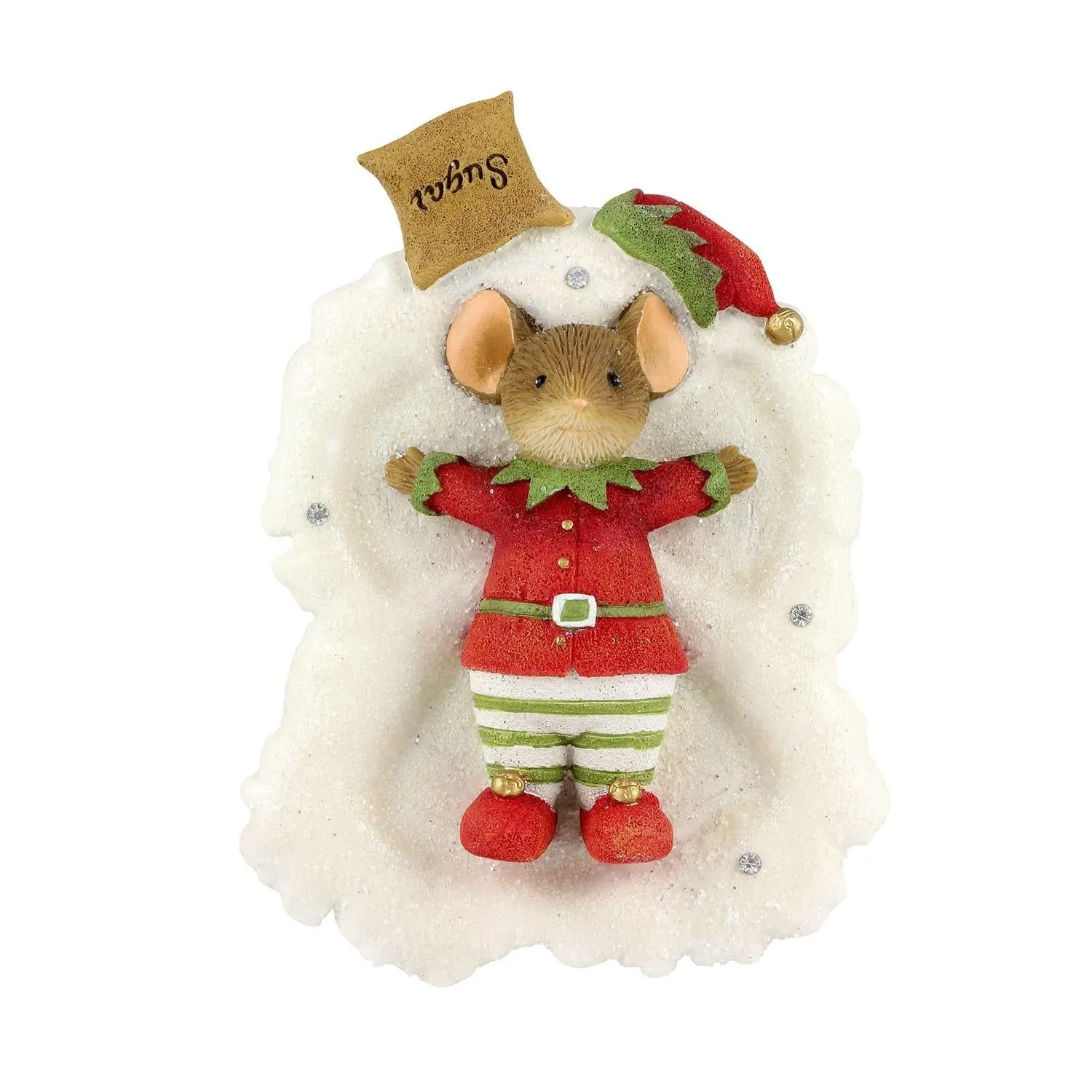 SUGAR ANGELS MOUSE FIGURINE