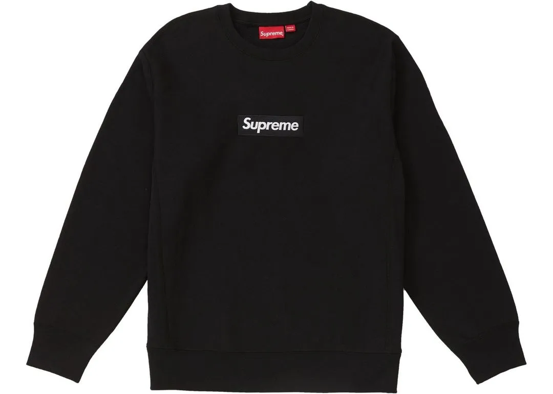 Supreme Box Logo Crewneck (FW18) Black