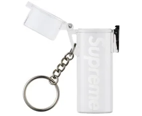 Supreme Waterproof Lighter Case Keychain Clear