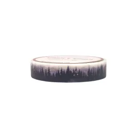 Swan Lake Mysterious Pines washi (10mm   rosy gold foil)