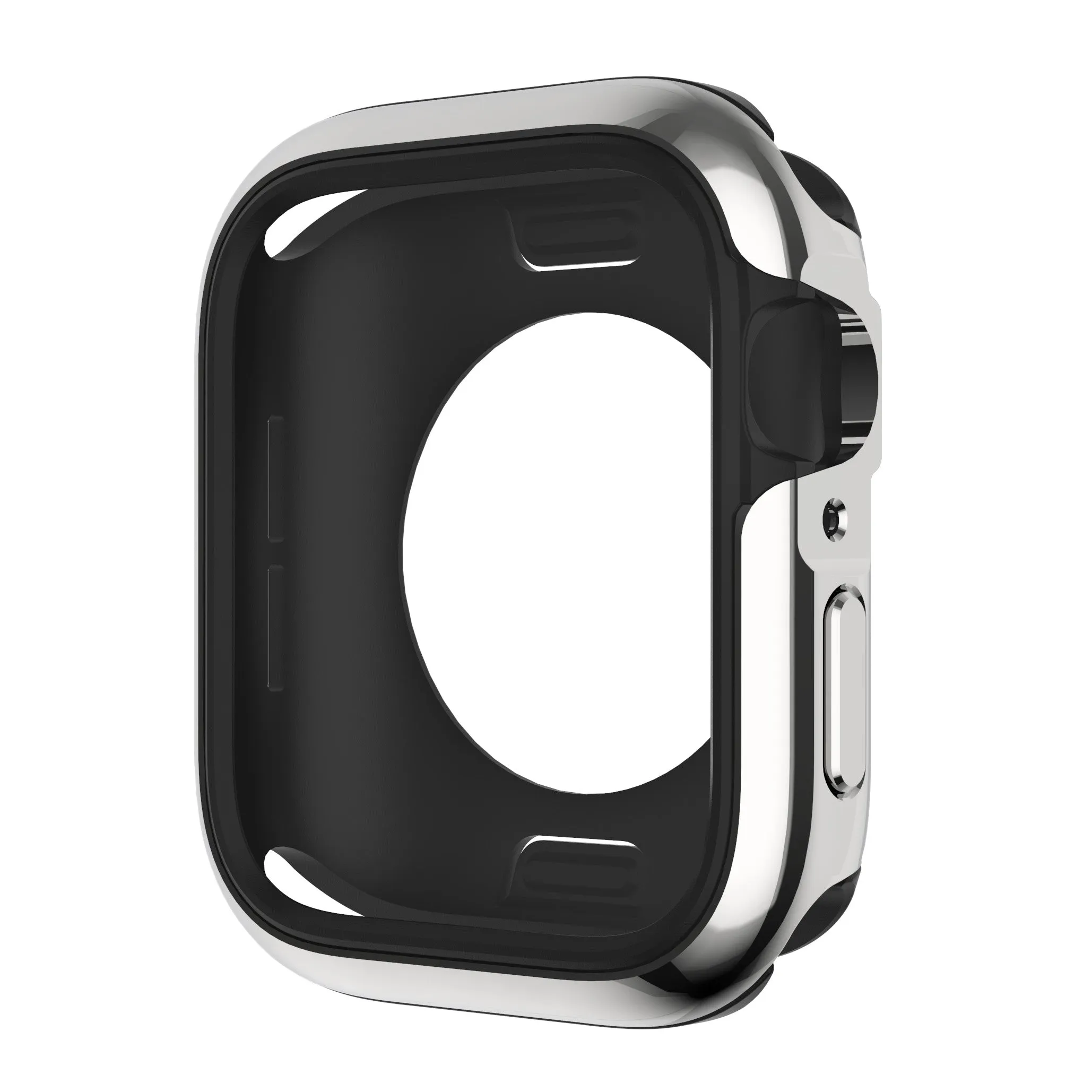 SwitchEasy Odyssey Modern Aluminum Metal   Bayer TPU Bumper Frame Case for Apple Watch