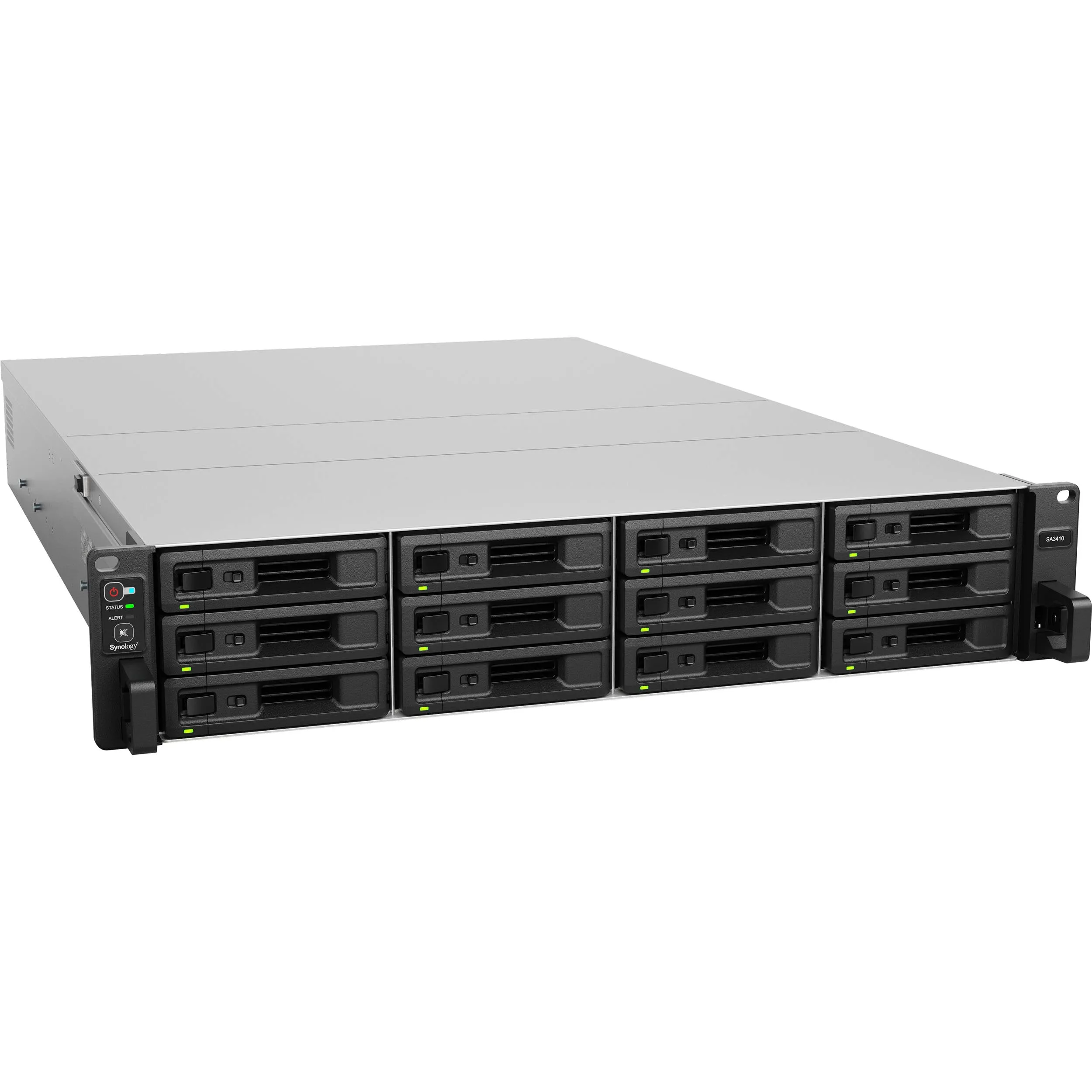 Synology Sa3410 - Nas Server - 12 Bays - Rack-Mountable - Sata 6Gb/S / Sas - Raid Raid 0, 1, 5, 6, 10, Jbod, Raid F1 - R