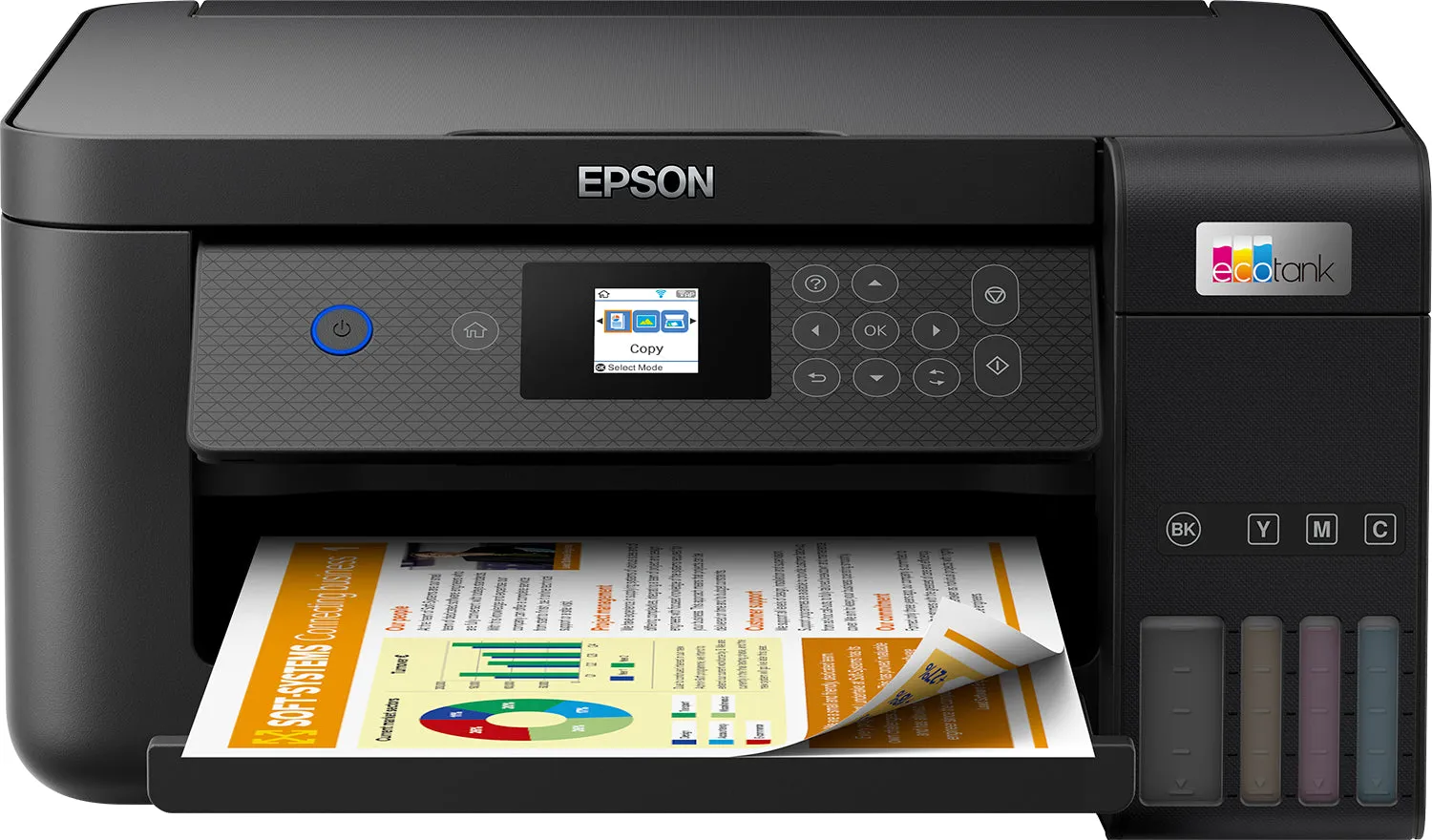 T Epson Ecotank Et-2850 Tintenstrahldrucker 3In1/A4/Wlan/Wifi/Duplex