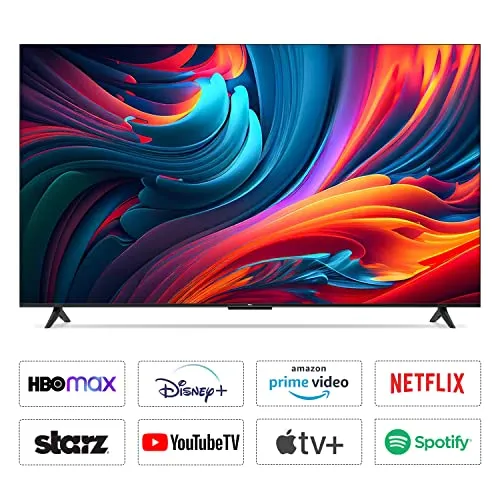 TCL 126 cm (50 inches) Bezel-Less Full Screen Series Ultra HD 4K Smart LED Google TV 50P635 Pro (Black)