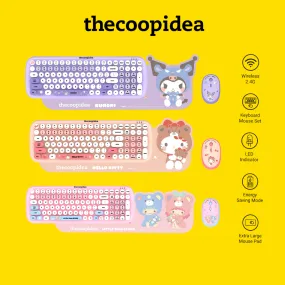 thecoopidea Sanrio TAPPY  Wireless Keyboard & Mouse Set