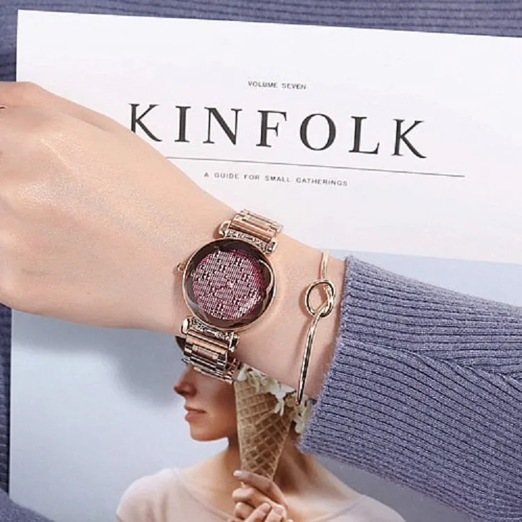 Three-dimensional Dial Women's Watch