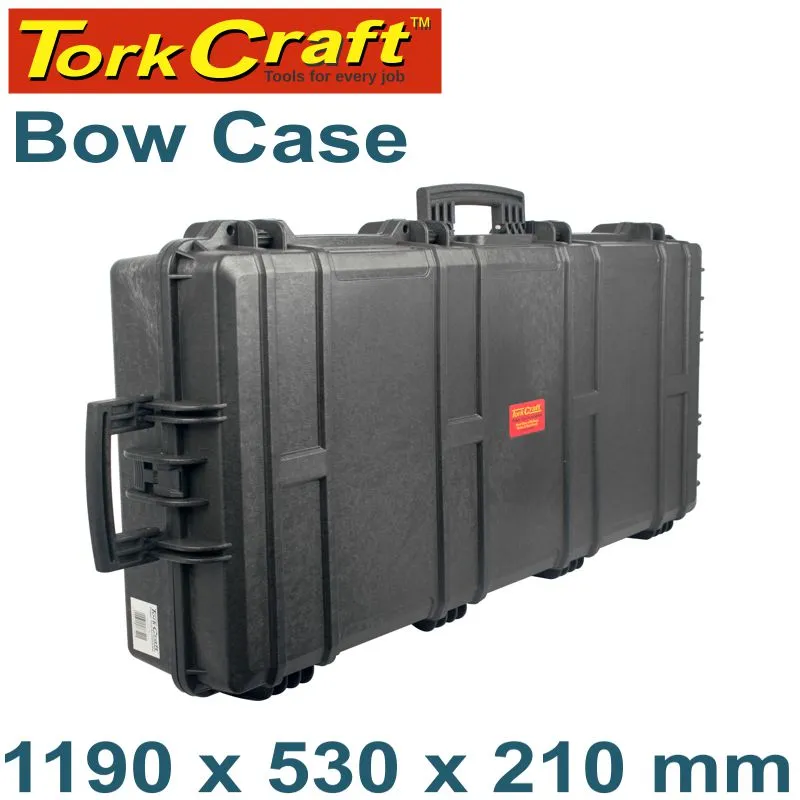 TORK CRAFT BOW CASE 1190X530X210MM WITH PRE-CUBED BREAKOUT FOAM PLC1690